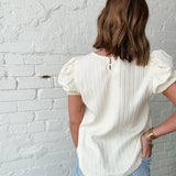 Pearl Textured Blouse