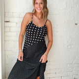 Seeing Spots Midi Dress