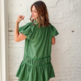 Simply Green Mini Dress