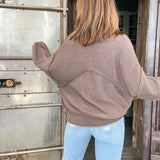 The Exposed Seam Sweater