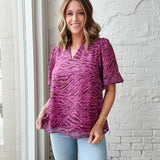 Wild Orchid Blouse