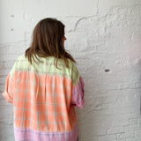 Sherbet Plaid Buttondown