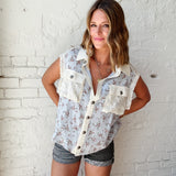 Stevie Buttondown Top