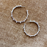 Pearl and Pave Hoop