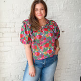 Autumn Blooms Blouse