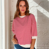 Red Stripe Tee