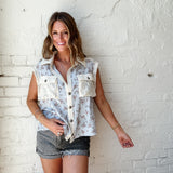 Stevie Buttondown Top