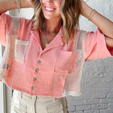 Coral Beach Buttondown