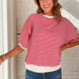 Red Stripe Tee